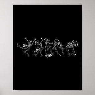 Affiche Les os Vivent Ezekiel 37 Halloween Skeleton Sku