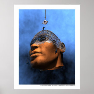 Affiche Les ouvriers - Le chantier