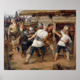 Affiche Les païens ont tué les premiers chrétiens