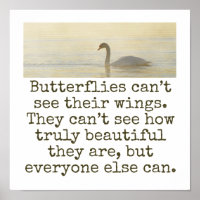 Les papillons ne voient pas leurs ailes - Citation