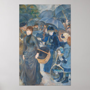 Affiche Les parapluies de Pierre-Auguste Renoir (1841-1919