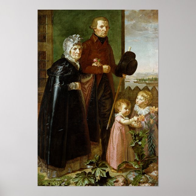 Affiche Les parents de l'artiste, 1806 (Devant)