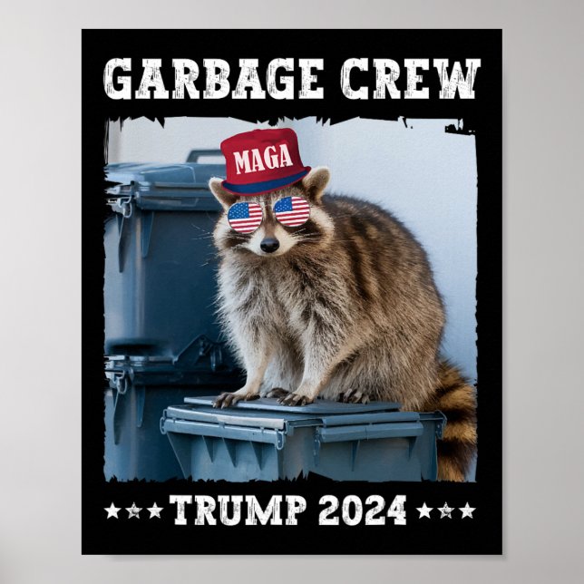 Affiche Les partisans de Trump démolissent Joe Biden répub (Devant)