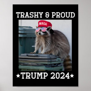 Affiche Les partisans de Trump détruisent Joe Biden avec d