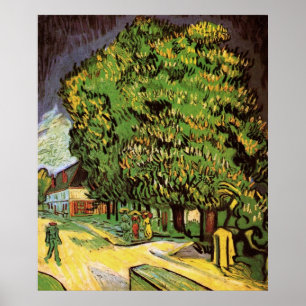 Affiche Les Pêchers en fleurs de Vincent van Gogh