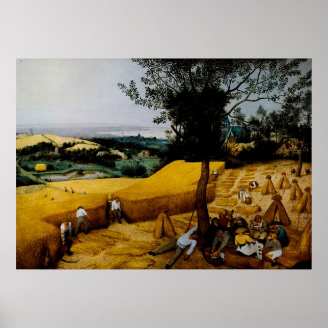 Affiche Les pêcheurs de Pieter Brueghel l'Ancien (Devant)