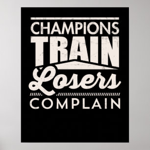 Affiche Les perdants de train de champions se plaignent de
