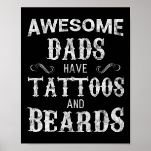 Affiche Les Pères Ont Des Tatouages Et Des Oreilles À La F