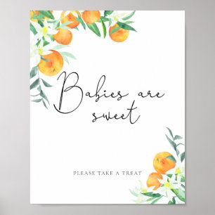 Affiche Les petits bébés mignons sont doux