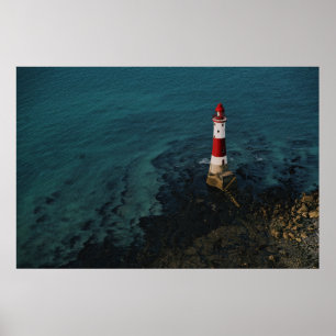 Affiche Les phares Beachy Head Lighthouse England
