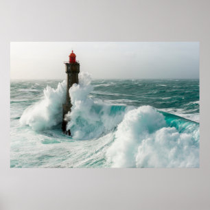 Affiche Les phares   Jument Phare Ouessant France