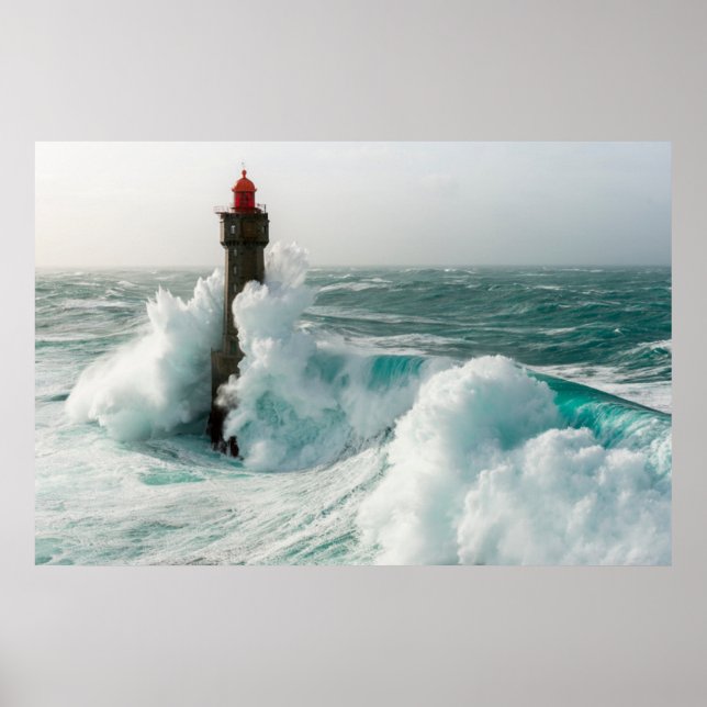 Affiche Les phares | Jument Phare Ouessant France (Devant)