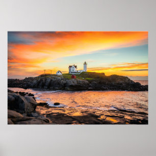 Affiche Les phares   Nubble Lighthouse Maine