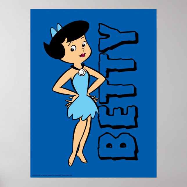 Affiche Les Pierrafeu | Betty Rubble (Devant)