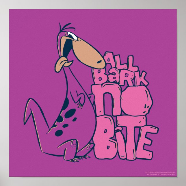 Affiche Les Pierrafeu | Dino - Tout l'écorce sans morsure (Devant)