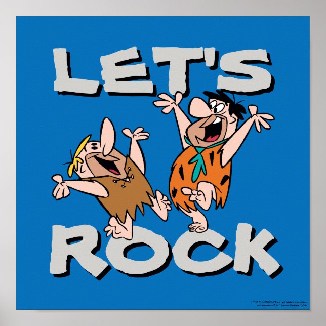 Affiche Les Pierrafeu | Fred & Barney - Let's Rock (Devant)
