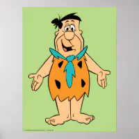 Affiche Les Pierrafeu Fred Flintstone