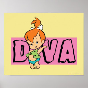 Affiche Les Pierrafeu Galets - Little Diva