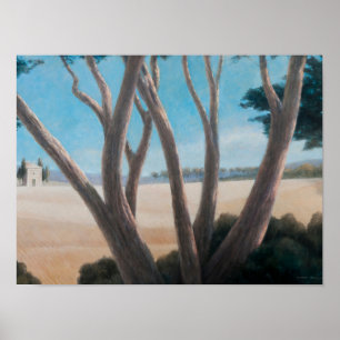 Affiche Les pins s'approchent de Pienza 2012