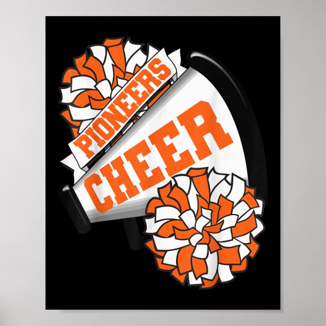 Affiche Les Pionniers encouragent l'esprit de cheerleading (Devant)