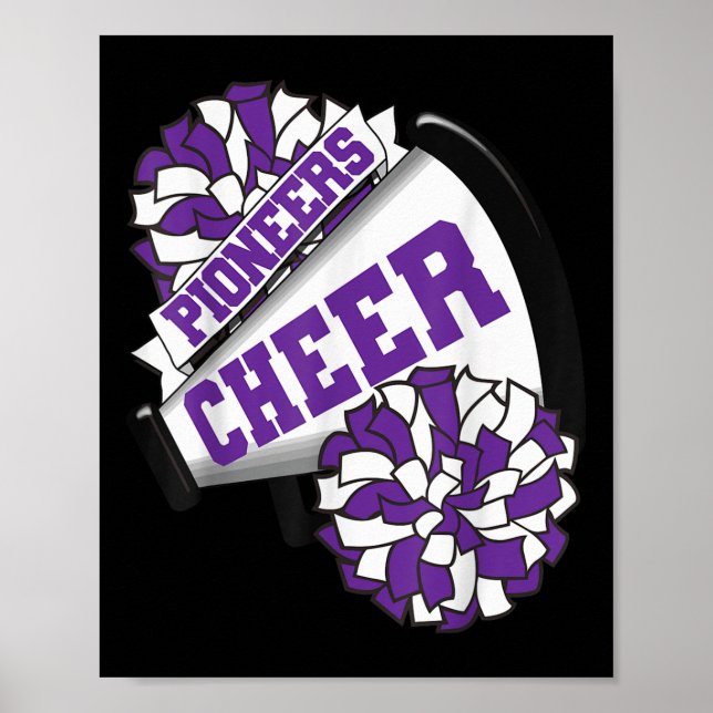 Affiche Les Pionniers encouragent l'esprit de cheerleading (Devant)