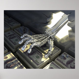 Affiche Les pirates volent la banque