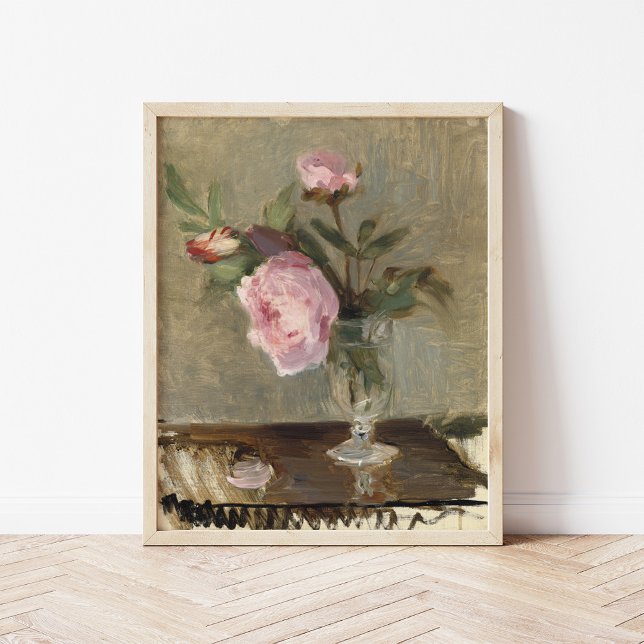 Affiche Les pivoines | Berthe Morisot (Créateur téléchargé)