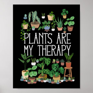 Affiche Les plantes sont ma thérapie