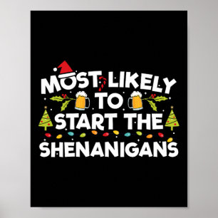 Affiche Les Plus Probables À Démarrer La Famille Shenaniga