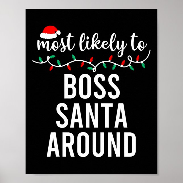 Affiche Les plus probables à Noël Correspondant Pajamas De (Devant)