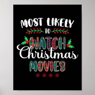Affiche Les Plus Probables À Regarder Les Films De Noël Fa