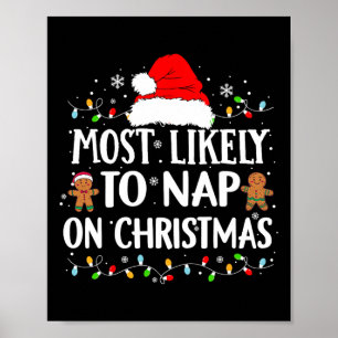 Affiche Les Plus Probables De Faire La Sieste À Noël Fanta