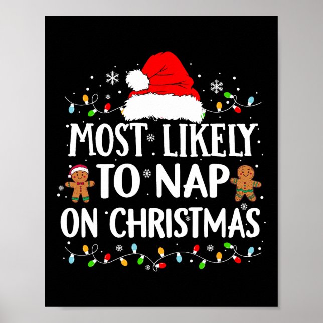 Affiche Les Plus Probables De Faire La Sieste À Noël Fanta (Devant)