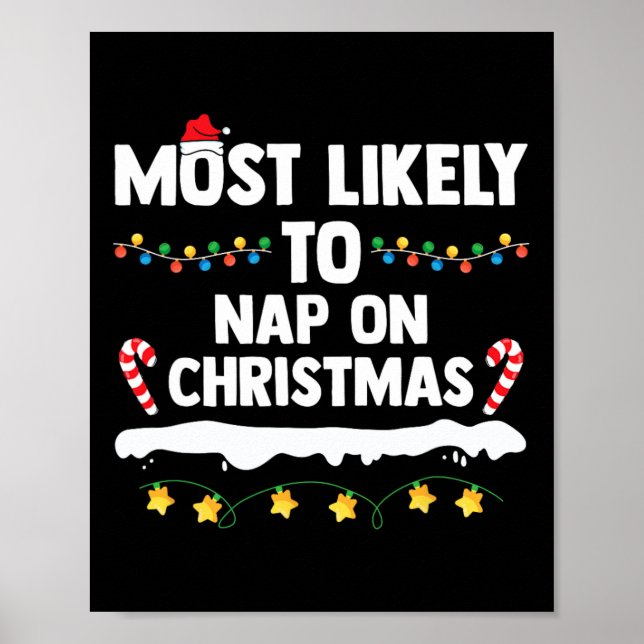 Affiche Les Plus Probables De Faire La Sieste Sur Noël Cor (Devant)