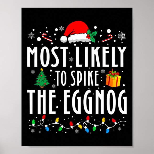 Affiche Les Plus Probables De Spike La Famille De Noël Egg (Devant)