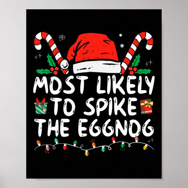 Affiche Les Plus Susceptibles D'Araigner La Famille Eggnog (Devant)