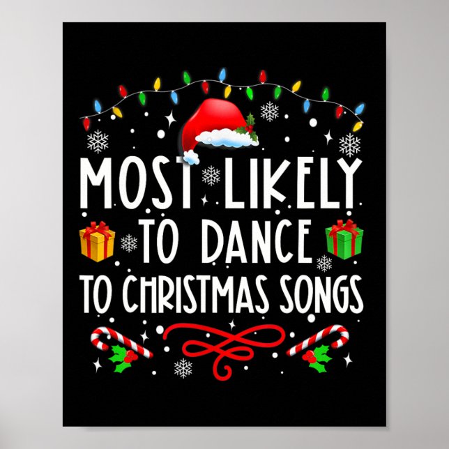 Affiche Les Plus Susceptibles De Danser Aux Chansons De No (Devant)