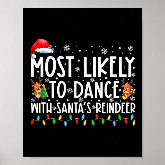 Affiche Les plus susceptibles de danser avec la famille de (Devant)