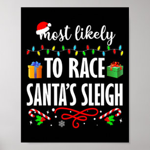 Affiche Les Plus Susceptibles De Faire Course Père Noël Sl
