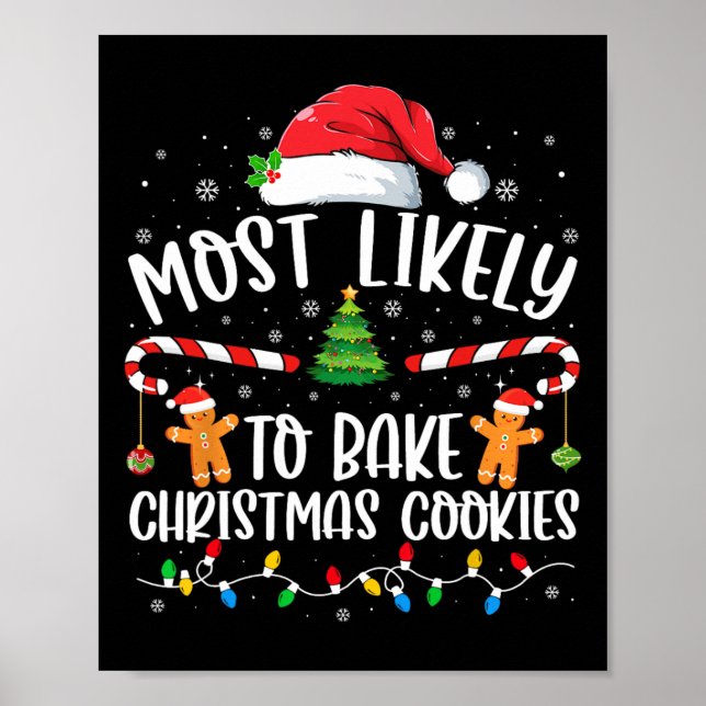 Affiche Les plus susceptibles de faire cuire des cookies d (Devant)