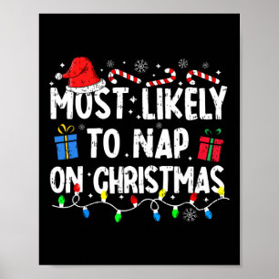 Affiche Les Plus Susceptibles De Faire La Sieste Sur Noël 