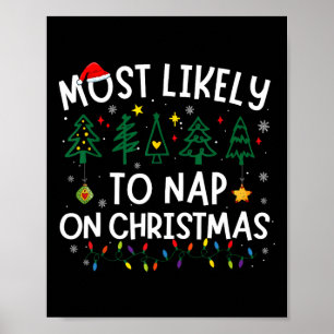 Affiche Les Plus Susceptibles De Faire La Sieste Sur Noël 
