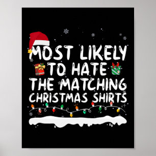 Affiche Les Plus Susceptibles De Haïr Le Noël Correspondan
