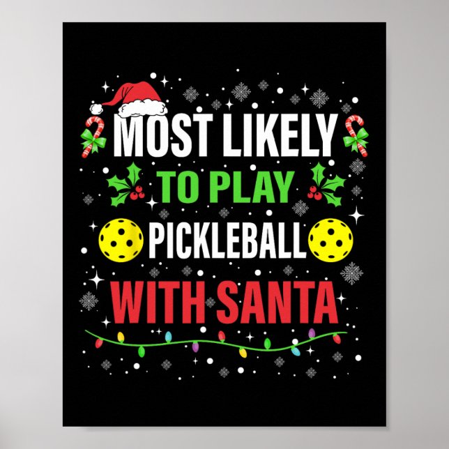 Affiche Les Plus Susceptibles De Jouer Au Pickleball Avec  (Devant)