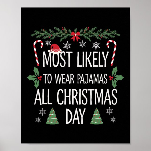 Affiche Les Plus Susceptibles De Porter Des Pyjamas Tous L (Devant)
