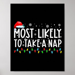 Affiche Les Plus Susceptibles De Prendre Un Nap Fun Noël V