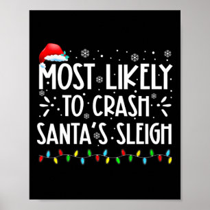 Affiche Les Plus Susceptibles De S'Effondrer Père Noël Sle