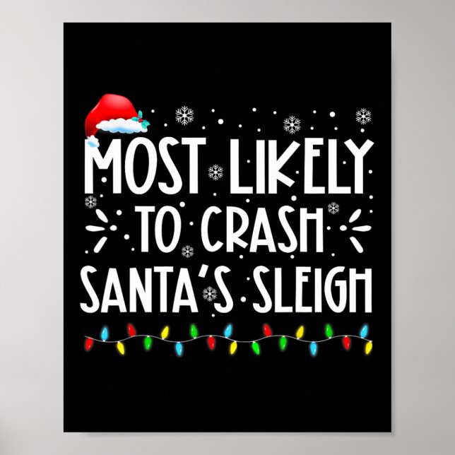Affiche Les Plus Susceptibles De S'Effondrer Père Noël Sle (Devant)
