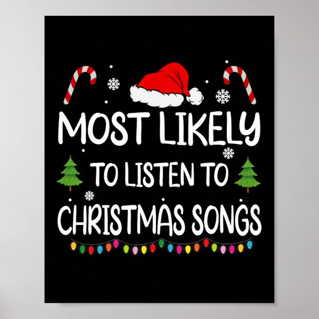 Affiche Les plus susceptibles d'écouter des chansons de No (Devant)