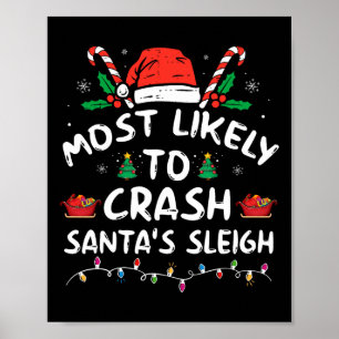 Affiche Les Plus Susceptibles D'Écraser Père Noël En Un S